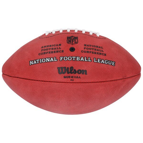 Marcus Allen Los Angeles Raiders Autographed Fanatics Authentic Wilson Duke Full Color Football with "85 NFL MVP" Inscription - The Ballers Bank