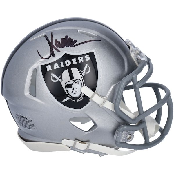 Marcus Allen Los Angeles Raiders Fanatics Authentic Autographed Riddell Speed Mini Helmet - The Ballers Bank