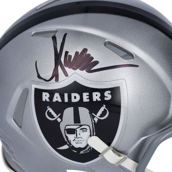 Marcus Allen Los Angeles Raiders Fanatics Authentic Autographed Riddell Speed Mini Helmet - The Ballers Bank