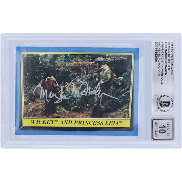 Marghi McMahon Star Wars Autographed 1983 Topps Return of the Jedi 138 BGS Authenticated 10 Card - The Ballers Bank