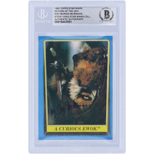 Marghi McMahon Star Wars Autographed 1983 Topps Return of the Jedi 151 BGS Authenticated Card - The Ballers Bank