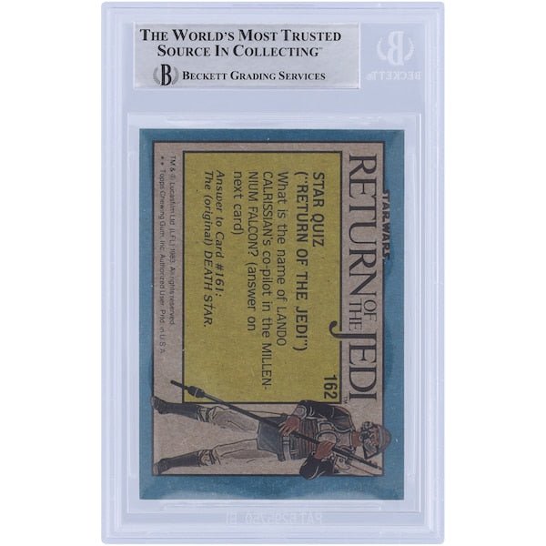Marghi McMahon Star Wars Autographed 1983 Topps Return of the Jedi 162 BGS Authenticated Card - The Ballers Bank