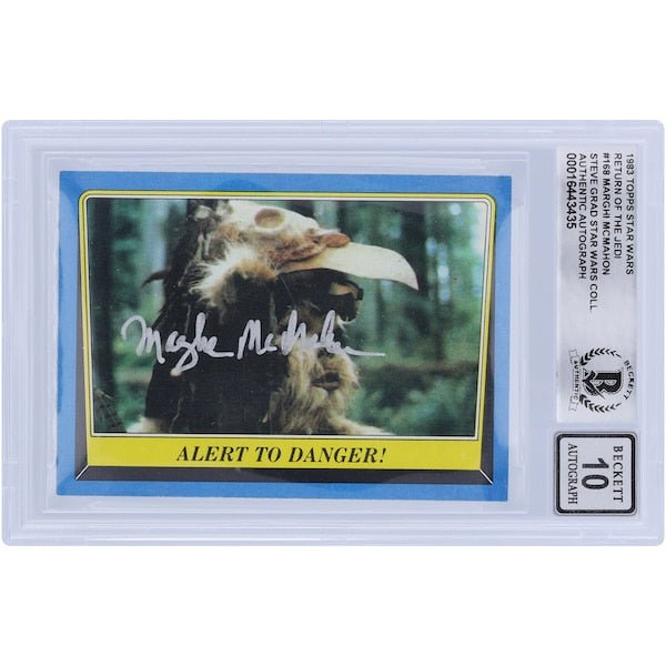 Marghi McMahon Star Wars Autographed 1983 Topps Return of the Jedi 168 BGS Authenticated 10 Card - The Ballers Bank