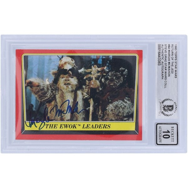 Marghi McMahon Star Wars Autographed 1983 Topps Return of the Jedi 84 BGS Authenticated 10 Card - The Ballers Bank