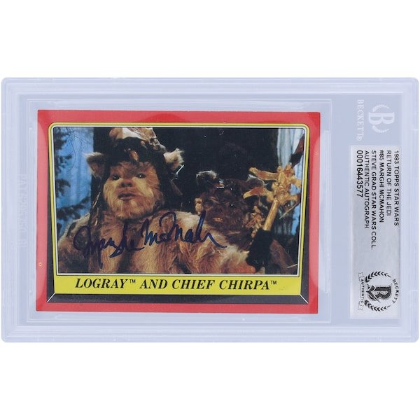 Marghi McMahon Star Wars Autographed 1983 Topps Return of the Jedi 85 BGS Authenticated Card - The Ballers Bank
