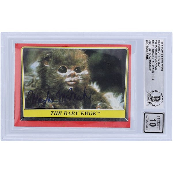 Marghi McMahon Star Wars Autographed 1983 Topps Return of the Jedi 88 BGS Authenticated 10 Card - The Ballers Bank