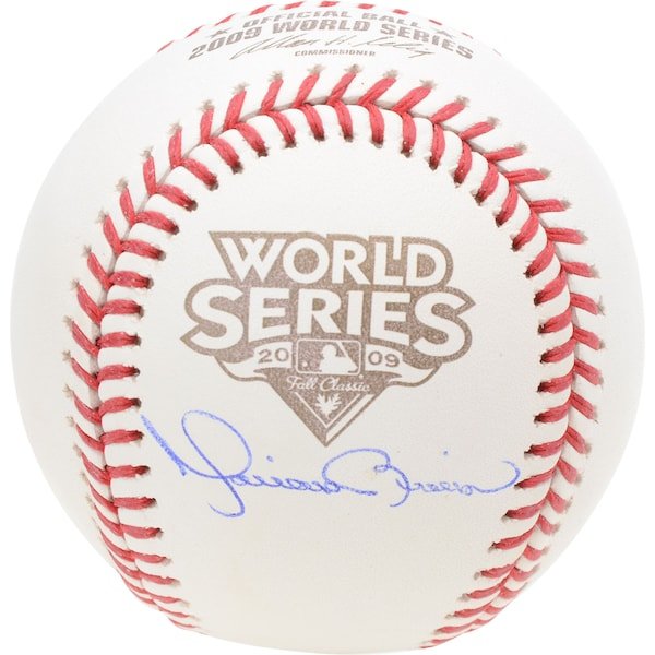 Mariano Rivera New York Yankees Fanatics Authentic Autographed 2009 World Series Logo Baseball - The Ballers Bank