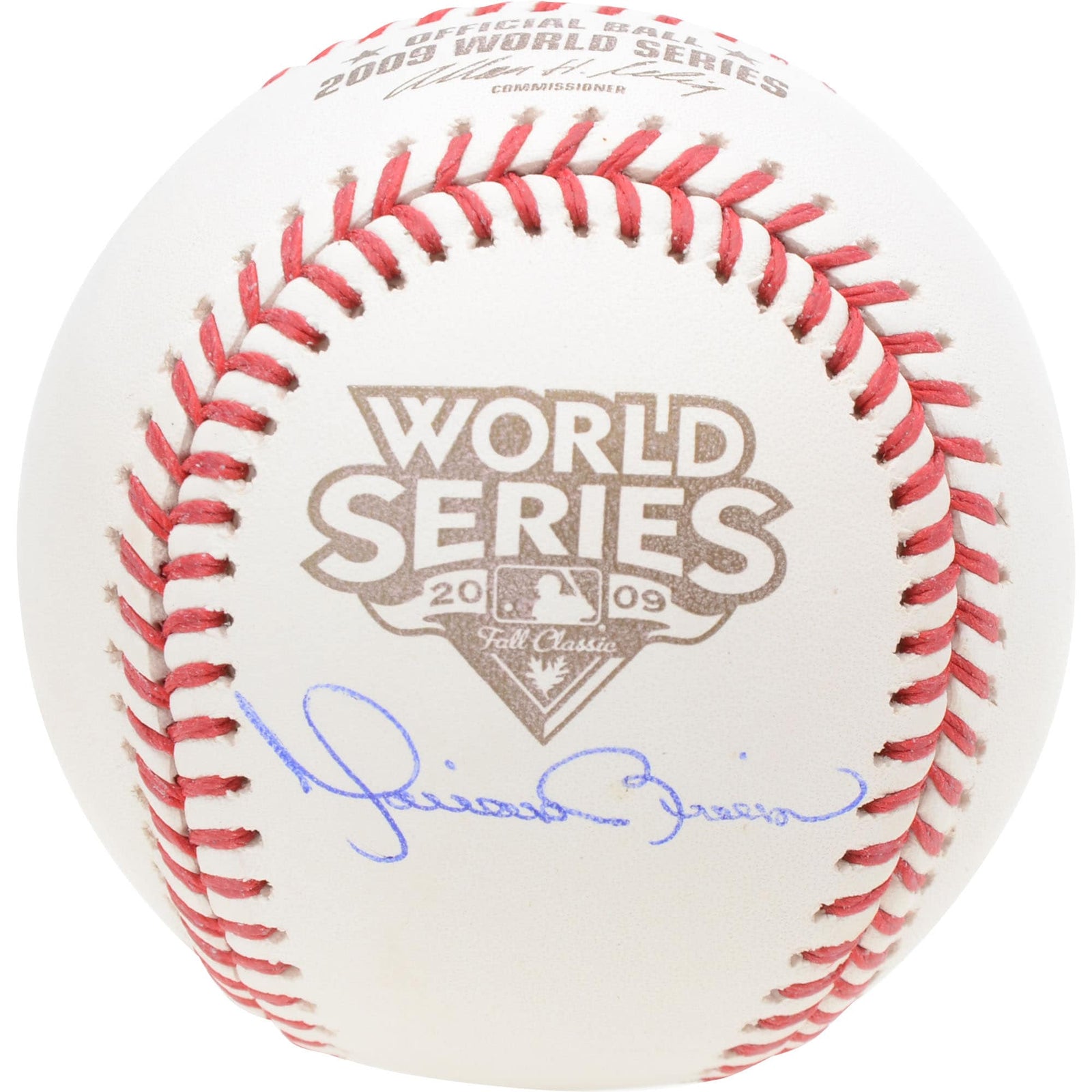Mariano Rivera New York Yankees Fanatics Authentic Autographed 2009 World Series Logo Baseball - The Ballers Bank