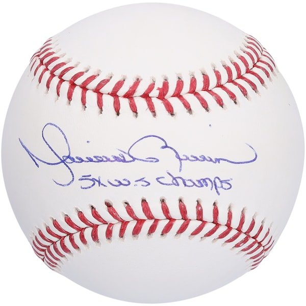 Mariano Rivera New York Yankees Fanatics Authentic Autographed Baseball with "5x WS Champs" Inscription - The Ballers Bank
