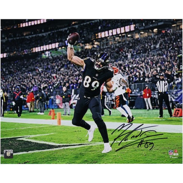 Mark Andrews Baltimore Ravens Autographed Fanatics Authentic 16" x 20" Touchdown Spike Photograph - The Ballers Bank