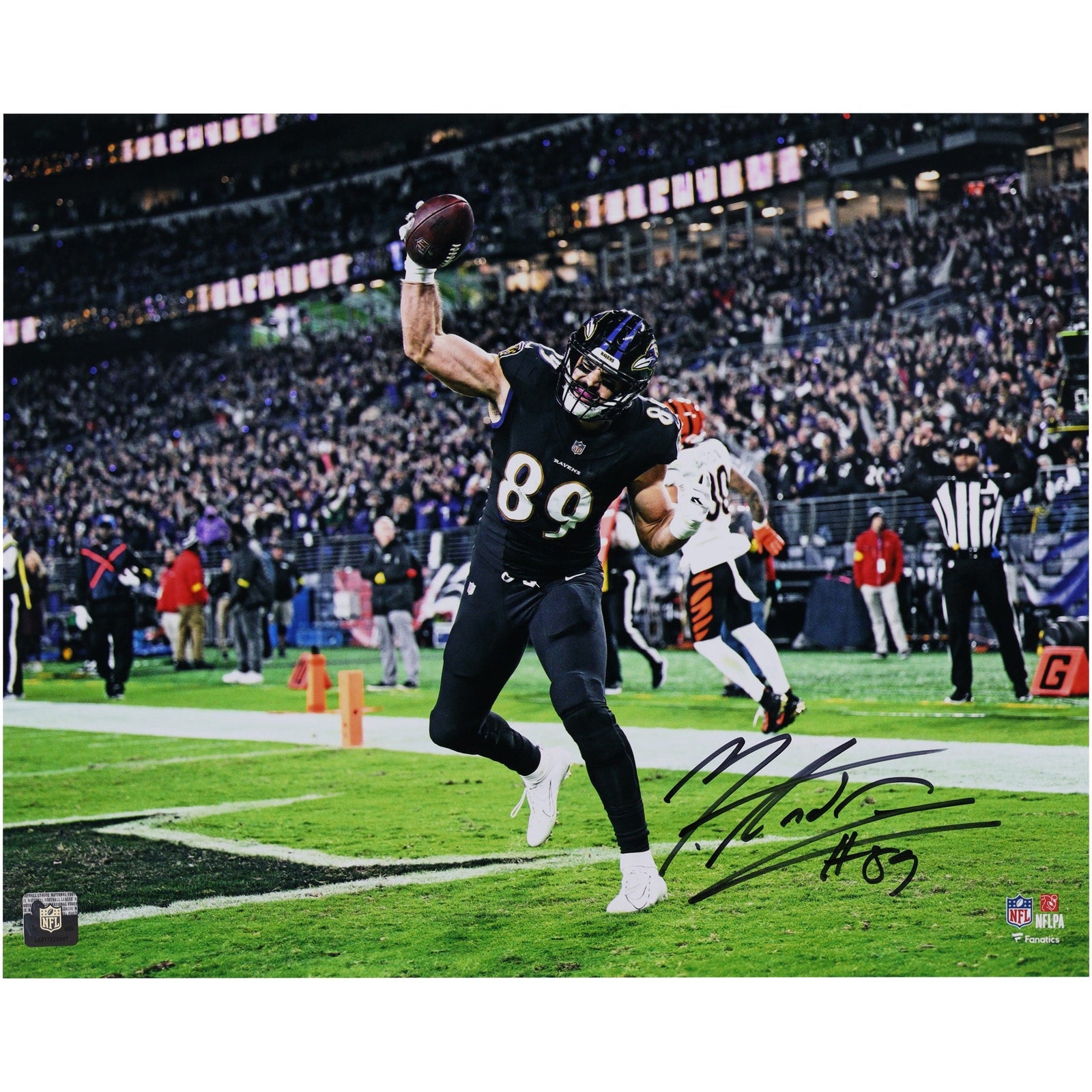 Mark Andrews Baltimore Ravens Autographed Fanatics Authentic 16" x 20" Touchdown Spike Photograph - The Ballers Bank
