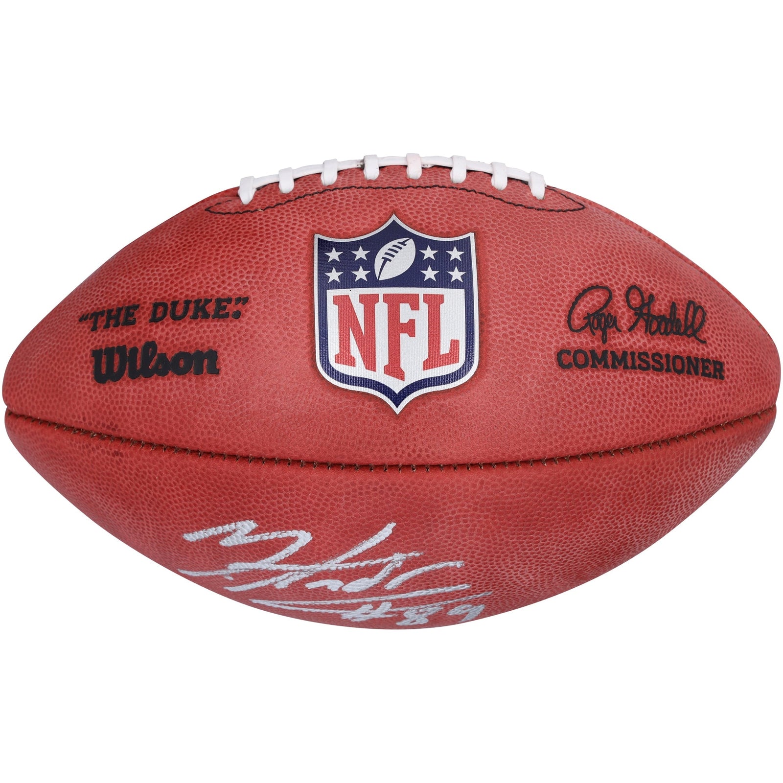 Mark Andrews Baltimore Ravens Fanatics Authentic Autographed Duke Game Football - The Ballers Bank
