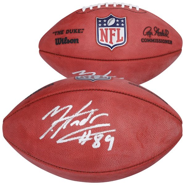 Mark Andrews Baltimore Ravens Fanatics Authentic Autographed Duke Game Football - The Ballers Bank