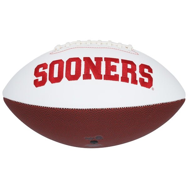 Mark Andrews Oklahoma Sooners Autographed Fanatics Authentic Nike White Panel Football - The Ballers Bank