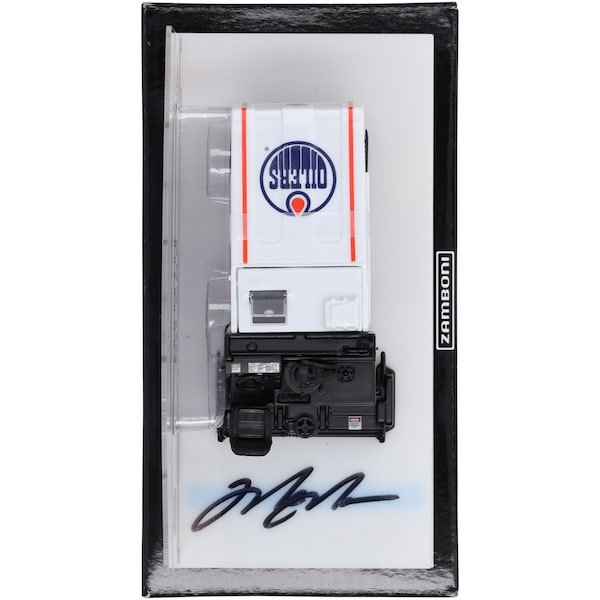 Mark Messier Edmonton Oilers Autographed Fanatics Authentic 1:43 Scale Die - Cast Zamboni - The Ballers Bank