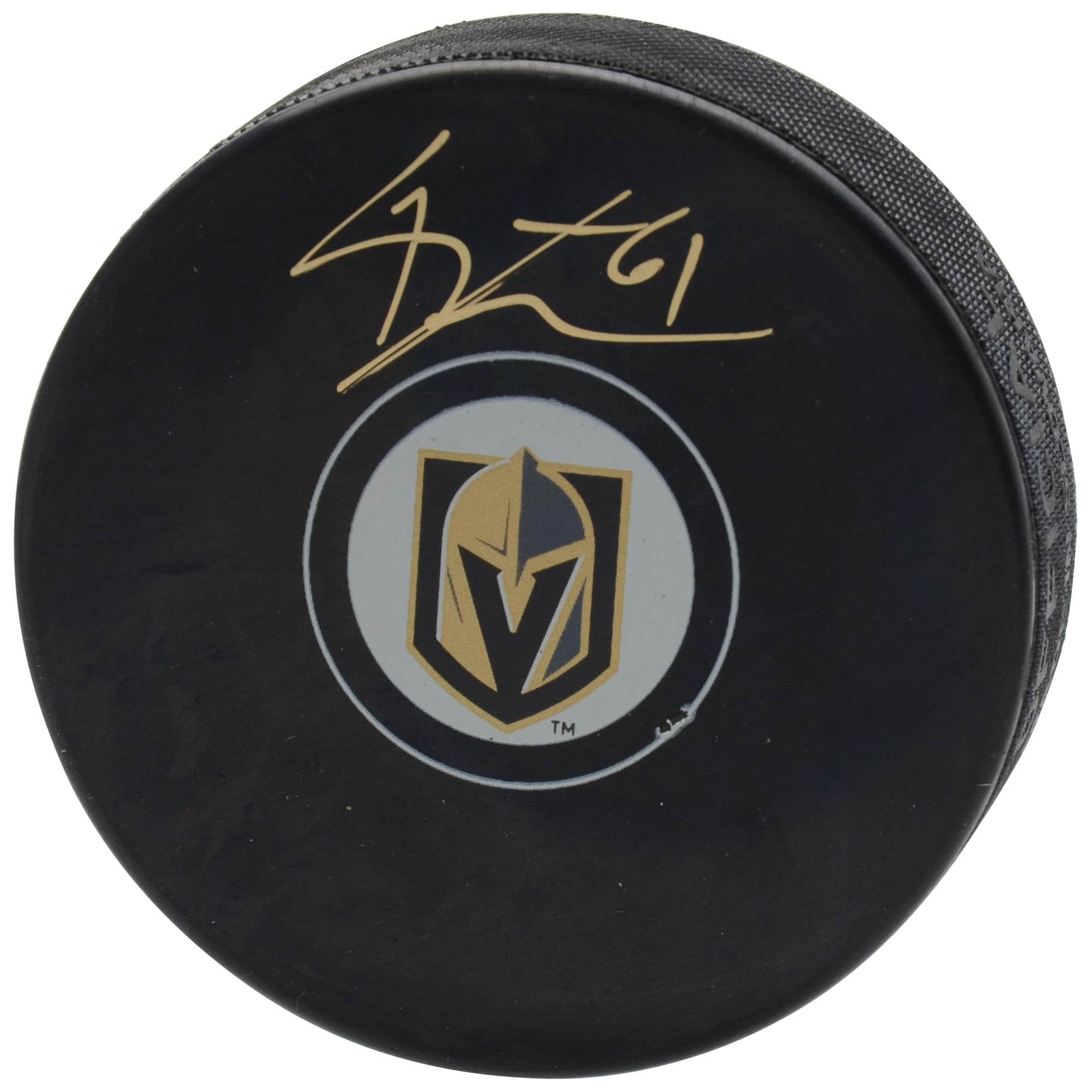 Mark Stone Vegas Golden Knights Fanatics Authentic Autographed Hockey Puck - The Ballers Bank