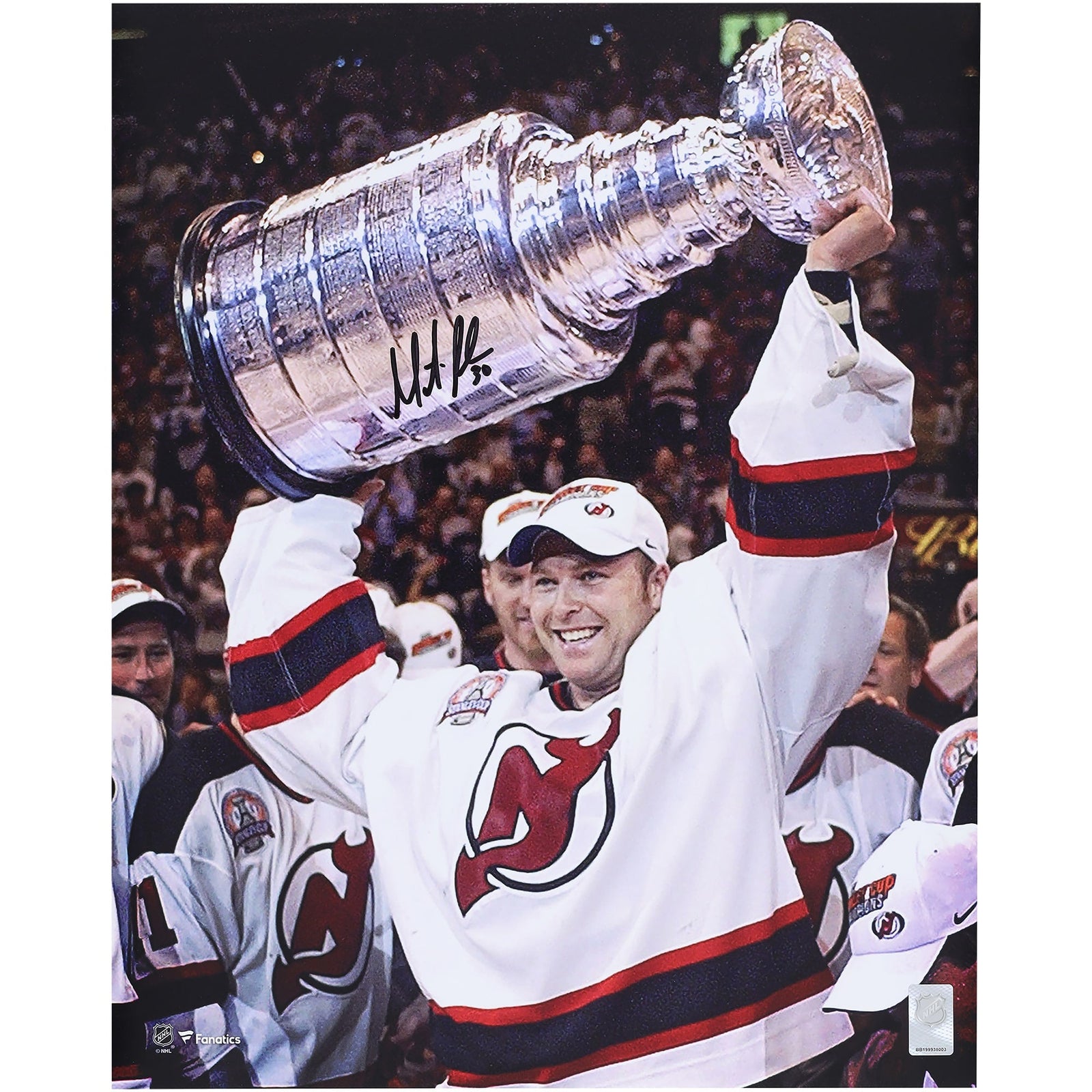 Martin Brodeur New Jersey Devils Fanatics Authentic Autographed 16" x 20" Raising Cup Photograph - The Ballers Bank