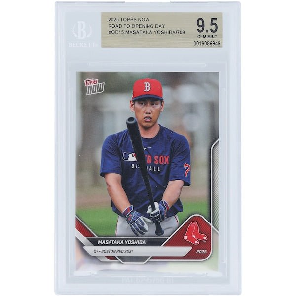 Masataka Yoshida Boston Red Sox 2025 Topps Now Road to Opening Day OD - 15 BGS Authenticated 9.5 Card - The Ballers Bank