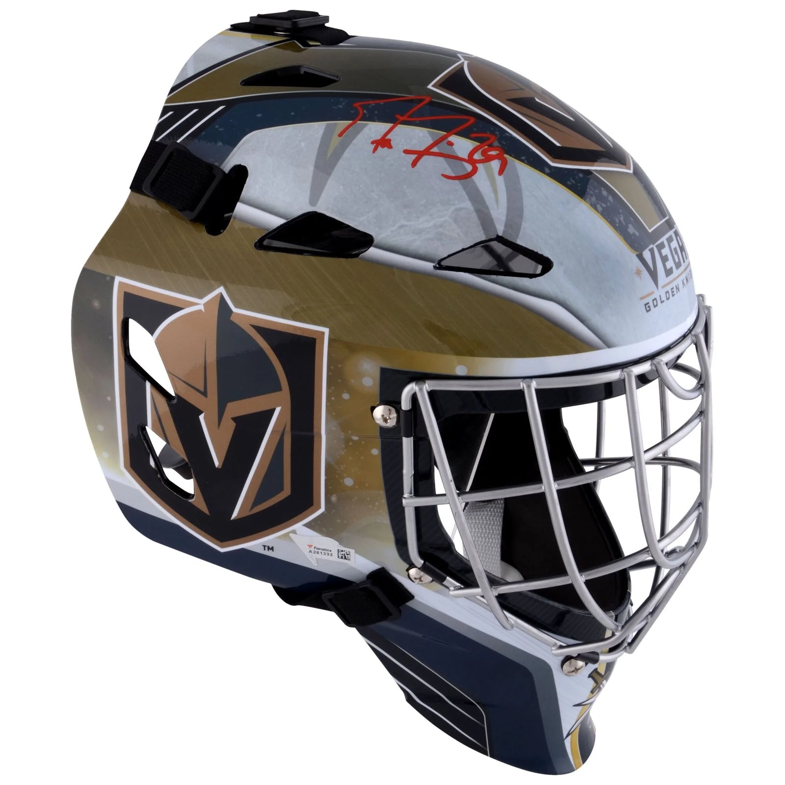 Marc-Andre Fleury Signed Vegas Golden Knights Replica Goalie Mask | Authenticated