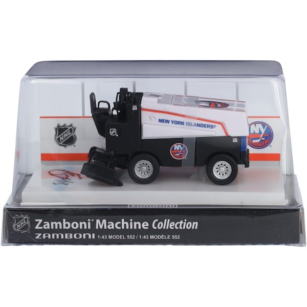 Mathew Barzal New York Islanders Autographed Fanatics Authentic 1:43 Scale Die - Cast Zamboni - The Ballers Bank