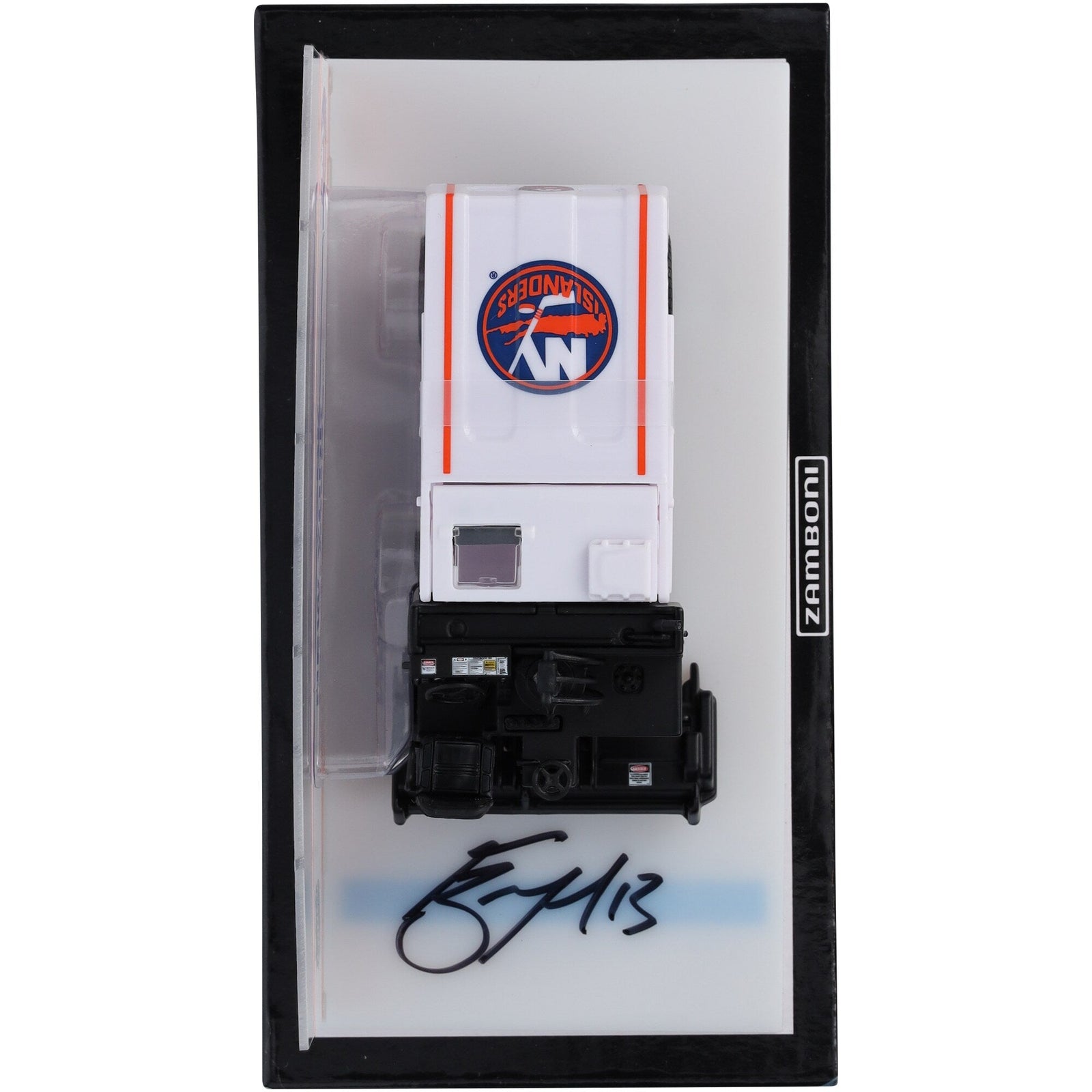 Mathew Barzal New York Islanders Autographed Fanatics Authentic 1:43 Scale Die - Cast Zamboni - The Ballers Bank
