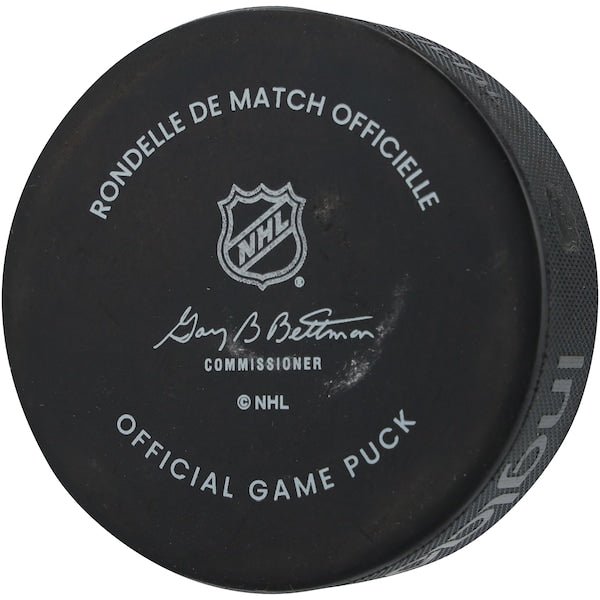 Mathew Barzal New York Islanders Autographed Fanatics Authentic Official Game Puck - The Ballers Bank