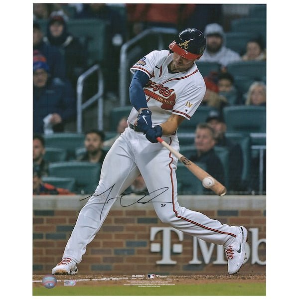Matt Olson Atlanta Braves Fanatics Authentic Autographed 16'' x 20'' Hitting Photograph - The Ballers Bank