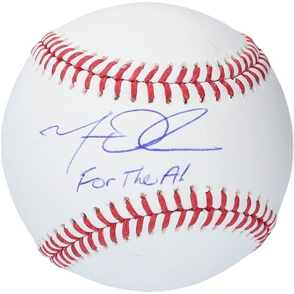 Matt Olson Atlanta Braves Fanatics Authentic Autographed Rawlings Baseball with "For the A!" Inscription - The Ballers Bank