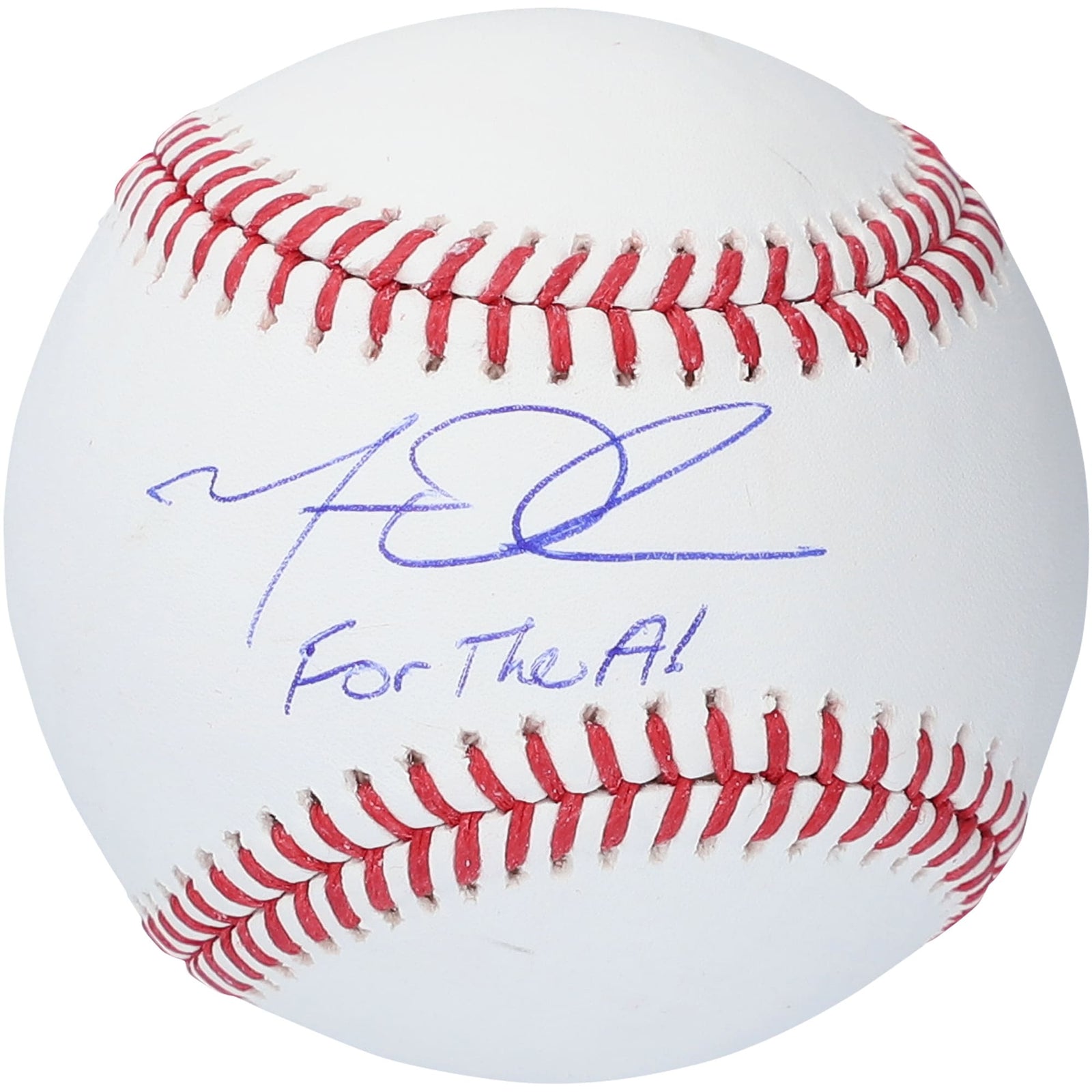 Matt Olson Atlanta Braves Fanatics Authentic Autographed Rawlings Baseball with "For the A!" Inscription - The Ballers Bank