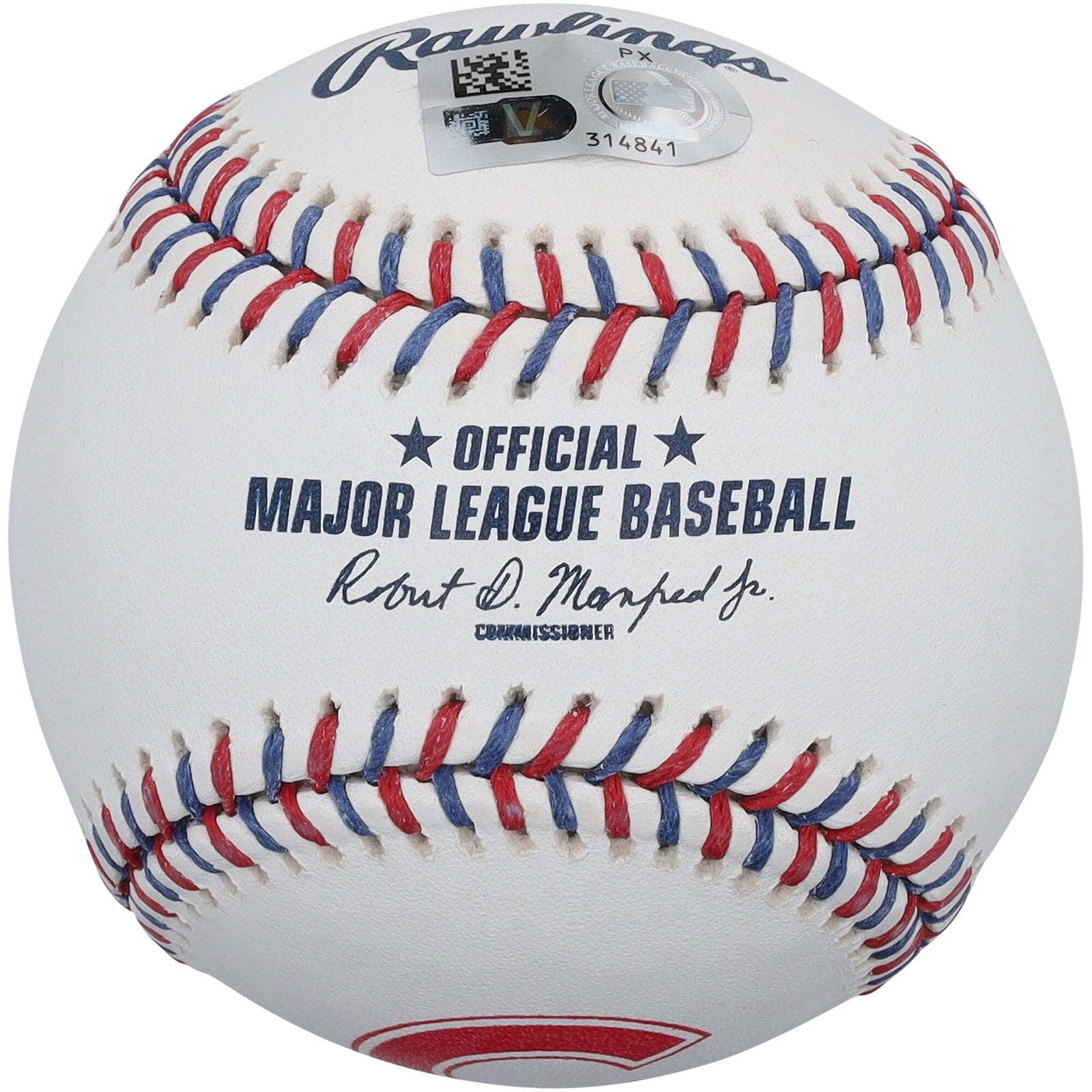 Matt Shaw Chicago Cubs Autographed Fanatics Authentic 2025 Alternate Logo Baseball - The Ballers Bank