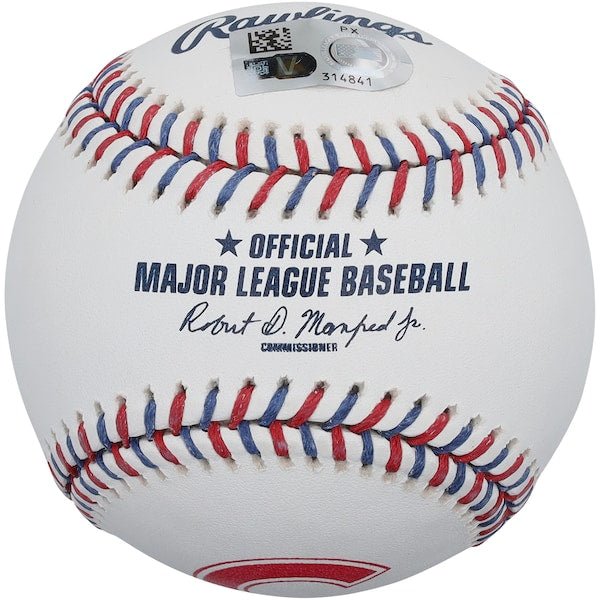 Matt Shaw Chicago Cubs Autographed Fanatics Authentic 2025 Alternate Logo Baseball - The Ballers Bank