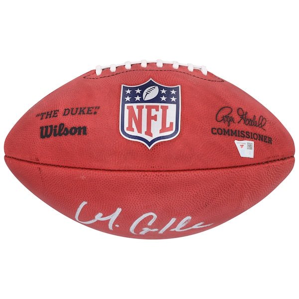 Matthew Golden Green Bay Packers Autographed Fanatics Authentic Duke Full Color Football - The Ballers Bank