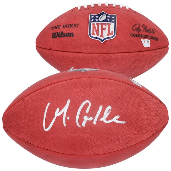 Matthew Golden Green Bay Packers Autographed Fanatics Authentic Duke Full Color Football - The Ballers Bank