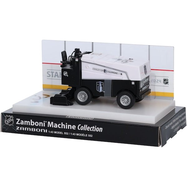 Matthew Tkachuk Florida Panthers Autographed Fanatics Authentic 2024 Stanley Cup Champions 1:43 Scale Die - Cast Zamboni - The Ballers Bank