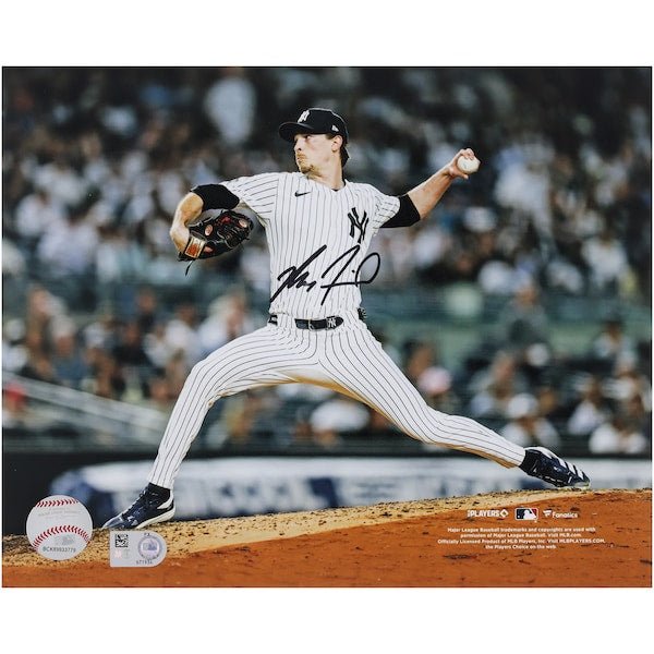 Max Fried New York Yankees Autographed Fanatics Authentic 8" x 10" Pitching Photograph - The Ballers Bank