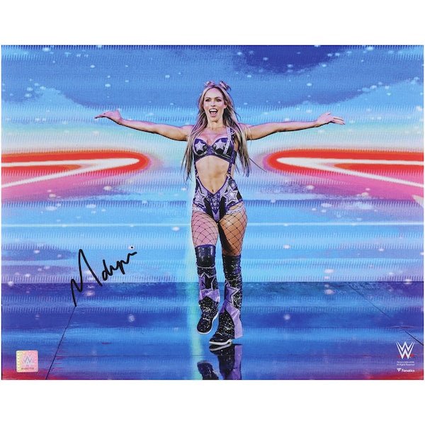 Maxxine Dupri WWE Autographed Fanatics Authentic 16" x 20" Entrance Arms Out Photograph - The Ballers Bank