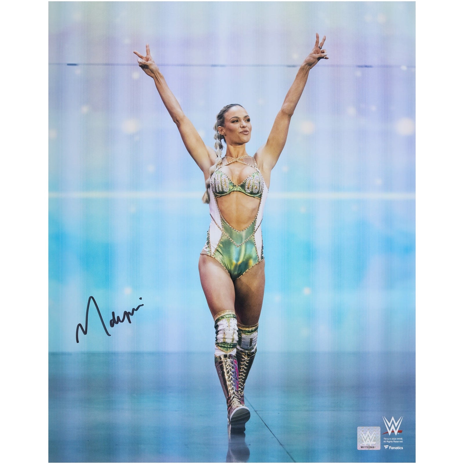 Maxxine Dupri WWE Autographed Fanatics Authentic 16" x 20" Entrance Photograph - The Ballers Bank