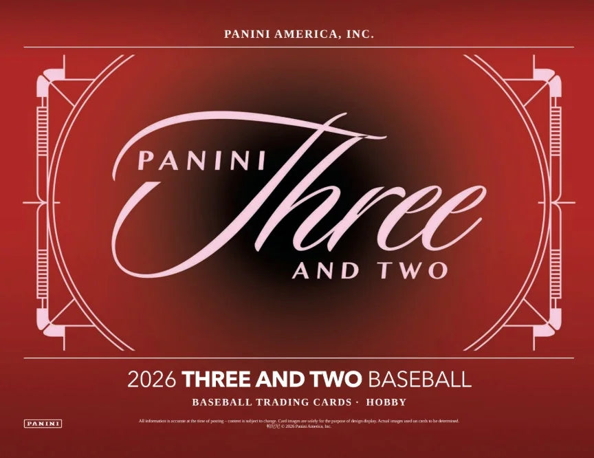 2026 Panini Three & Two Baseball Hobby Box (Ships Sealed Only)