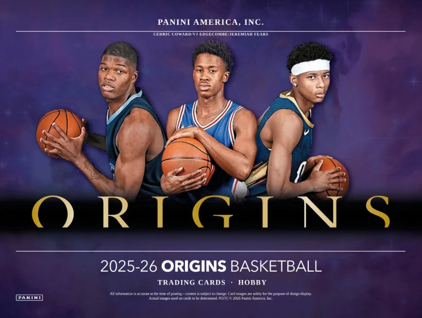 2025-26 Panini Origins Basketball Hobby 12 Box Case (Ships Sealed Only)