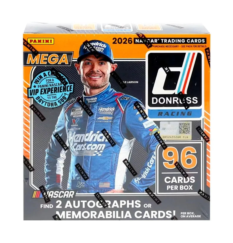 2026 Panini Donruss Racing Mega Box Case | 20 Boxes (Ships Sealed Only)