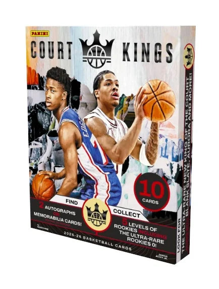 2025-26 Panini Court Kings Basketball Hobby 16 Box Case (Ships Sealed Only) - B2