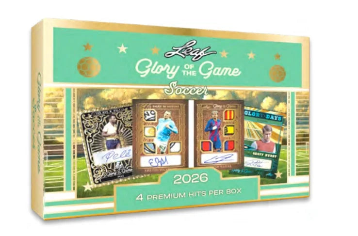 2026 Leaf Glory of the Game Soccer Hobby Box (Ships Sealed Only)