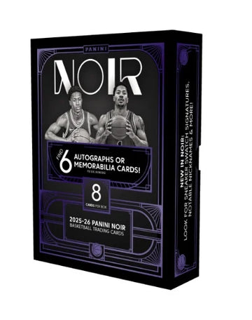 2025-26 Panini Noir Basketball Hobby 4 Box Case (Ships Sealed Only) - B2