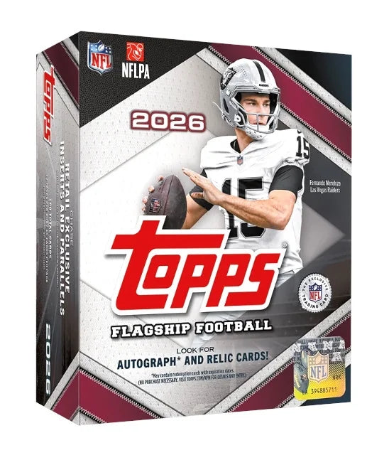 2026 Topps Football Mega 20 Box Case | Flagship Return (Ships Sealed Only)
