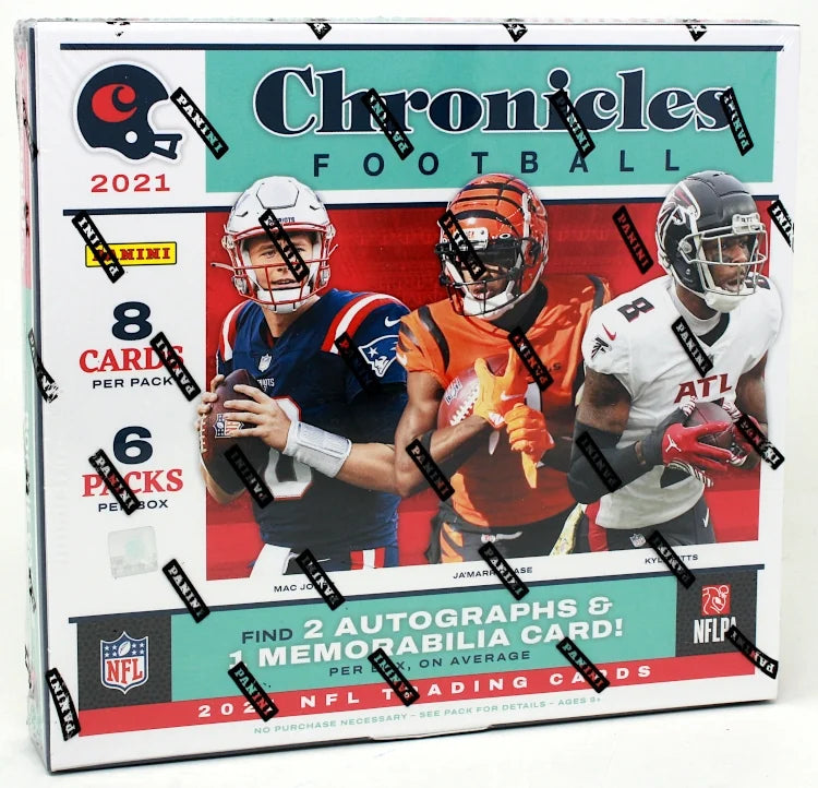2021 Panini Chronicles Football Hobby 12 Box Case (Ships Sealed Only) - B6