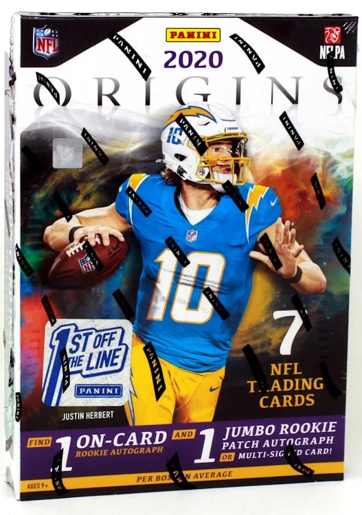 2020 Panini Origins Football 1st Off The Line Hobby Box (Ships Sealed Only)