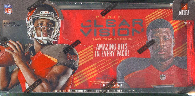 2015 Panini Clear Vision Football Hobby | 18 Box Case (Ships Sealed Only)