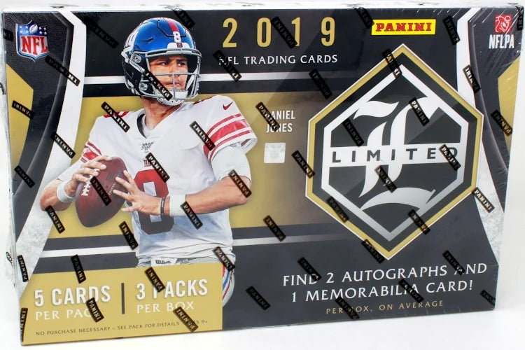 2019 Panini Limited Football Hobby 14 Box Case (Ships Sealed Only) - B6