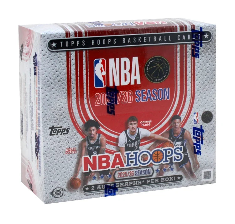 2025-26 Topps NBA Hoops Basketball Jumbo 8 Box Case (Ships Sealed Only) - B4