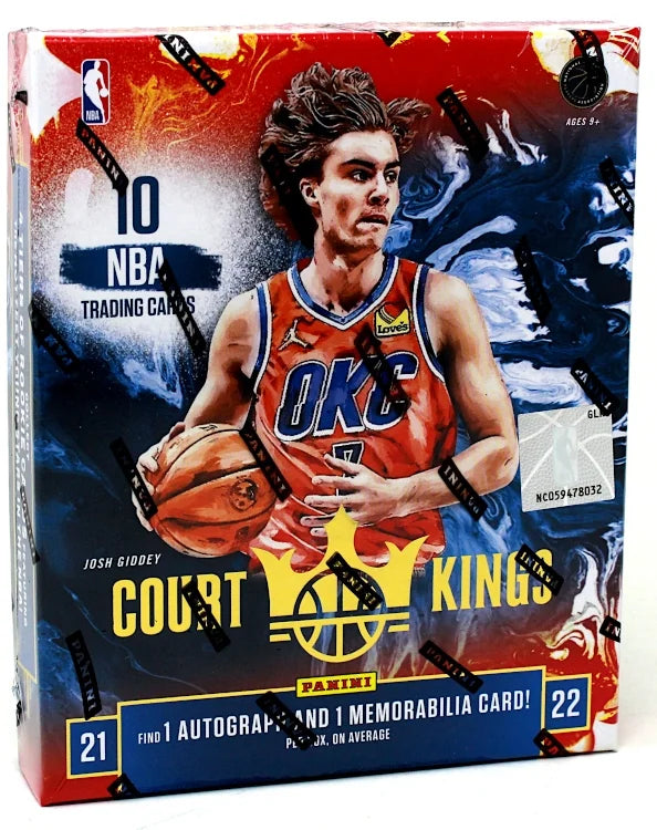 2021-22 Panini Court Kings Basketball Hobby 16 Box Case (Ships Sealed Only)